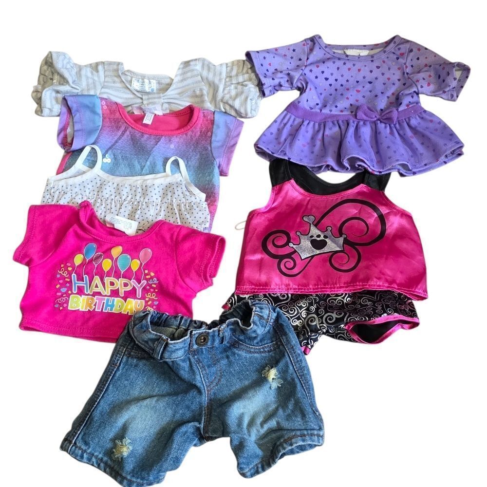 Build A Bear Clothing Bundle 8pcs